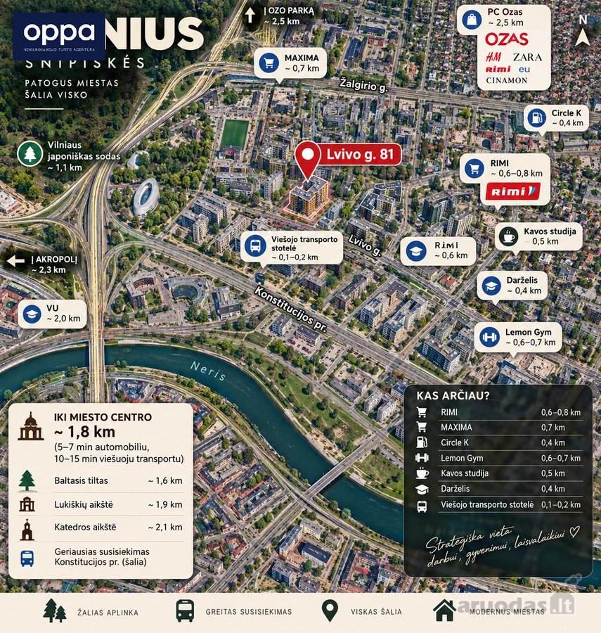 Išnuomojamas modernus 2 kambarių butas Lvivo - nuotraukos Nr. 25