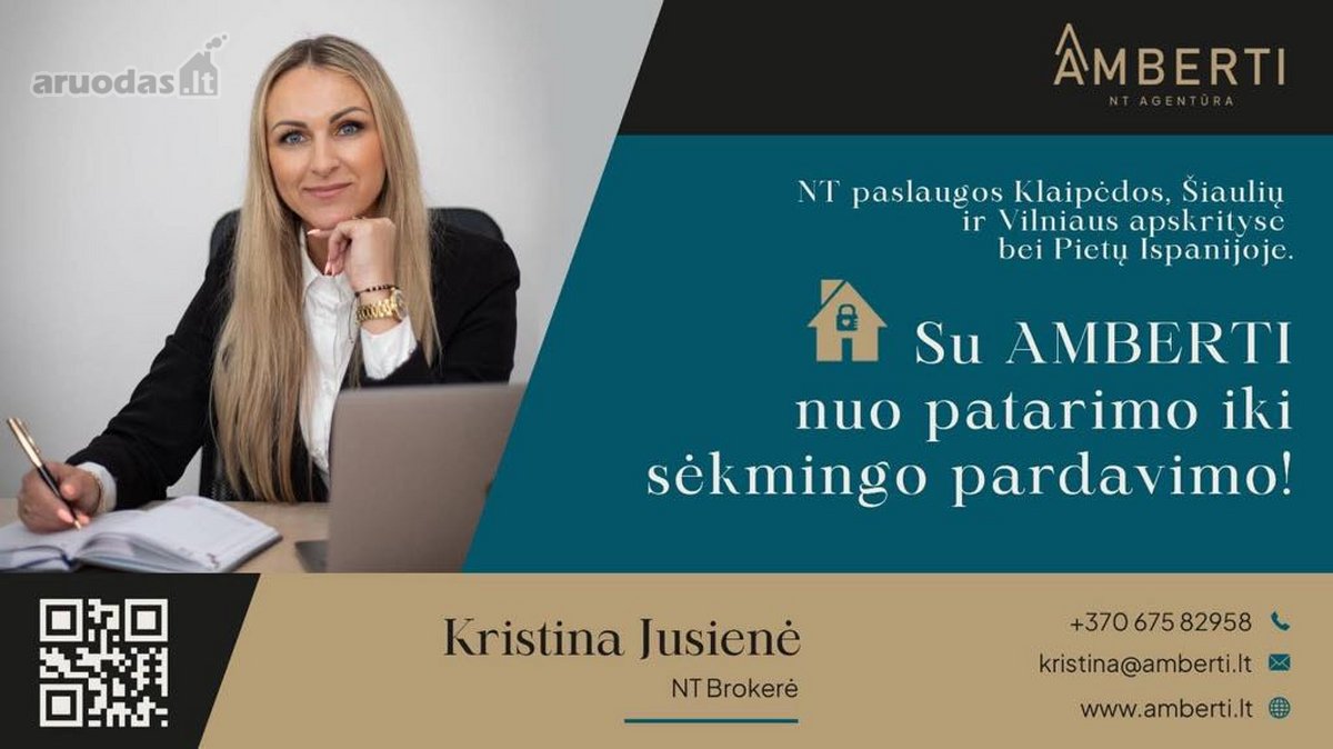 Amberti Nt agentūra parduoda namo dalį - nuotraukos Nr. 12