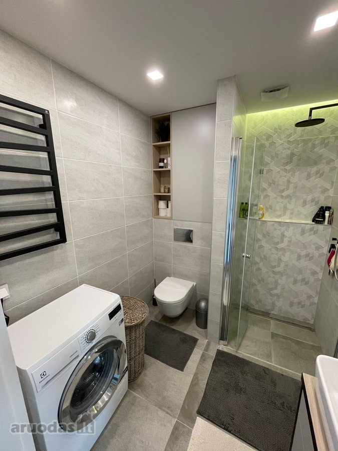 Nuomojamas šviesus ir jaukus 33 m² butas, - nuotraukos Nr. 12