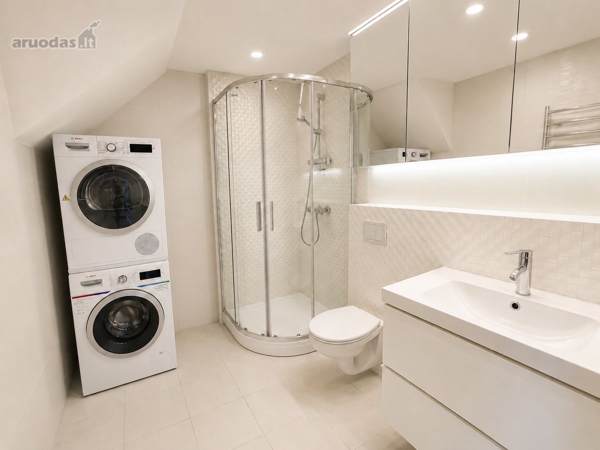 Parduodamas 61 m² 3 kambarių butas, per du - nuotraukos Nr. 9