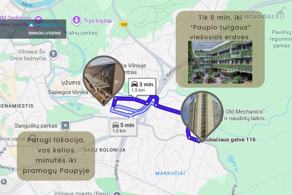 Parduodamas Kompaktiškas 1 Kambario Butas - nuotraukos Nr. 16