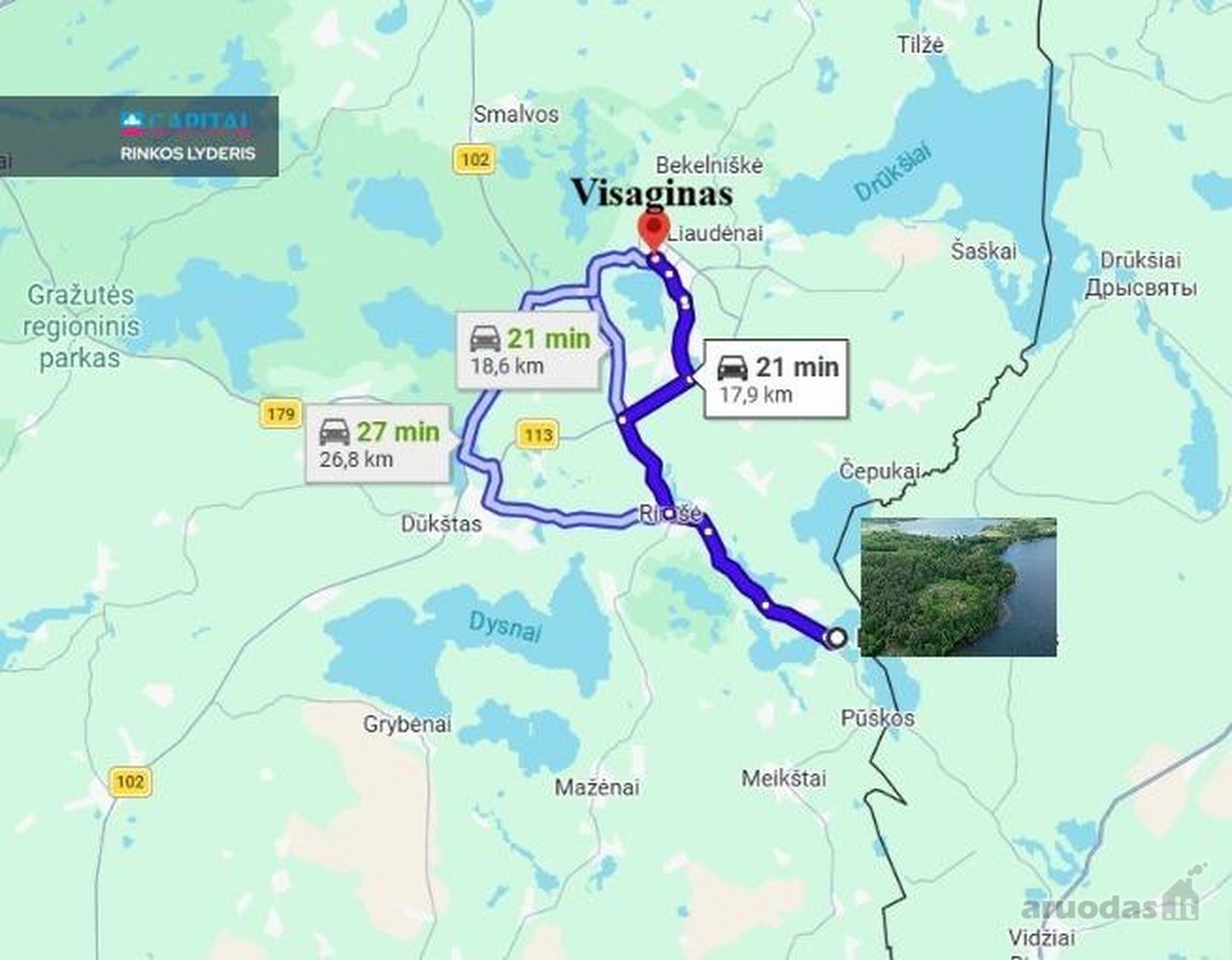 Išskirtinė Vieta Prie Ežero – 0,97 Ha Sklypas - nuotraukos Nr. 6