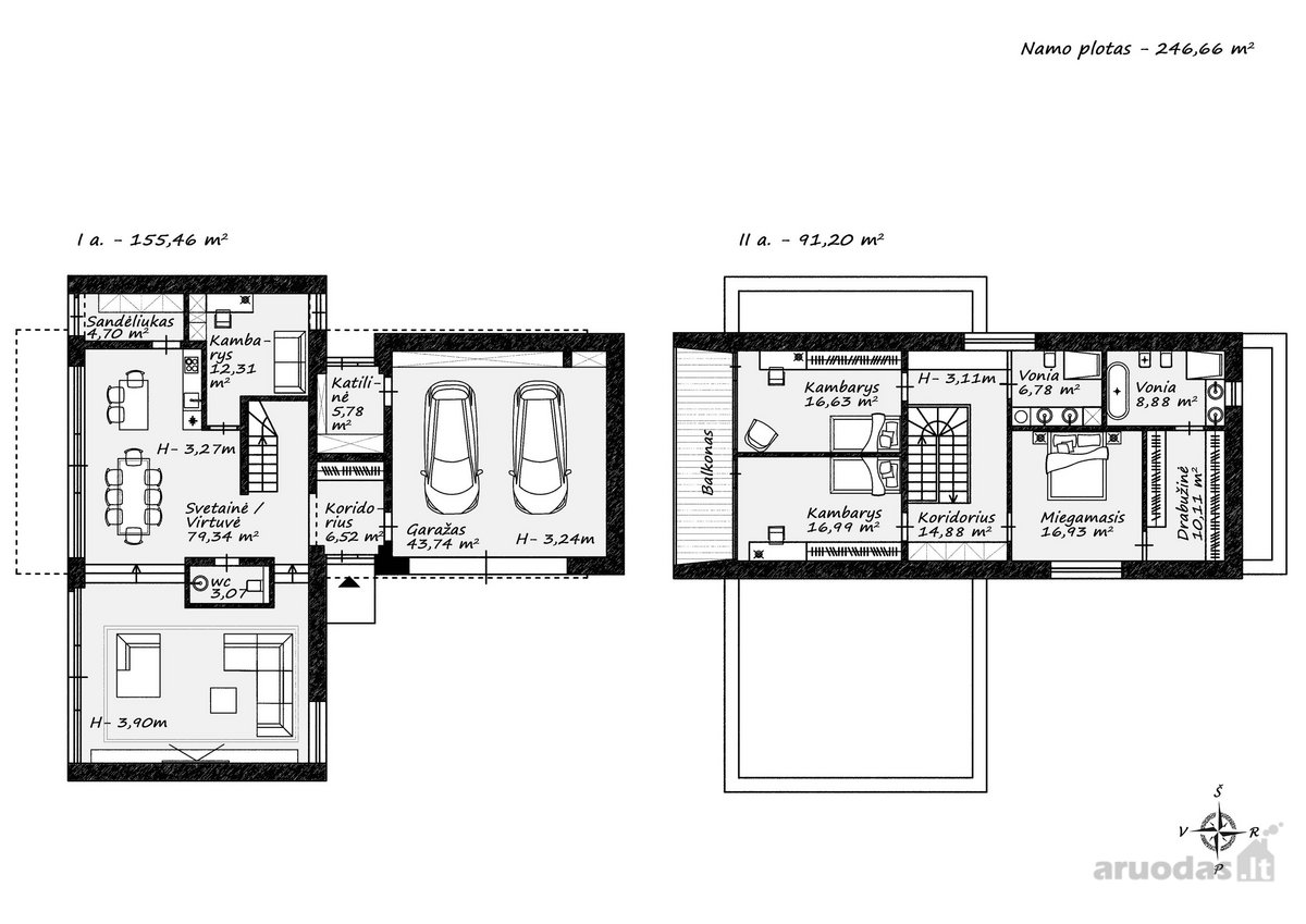 Architektūra, kurianti erdvę gyvenimui - nuotraukos Nr. 22