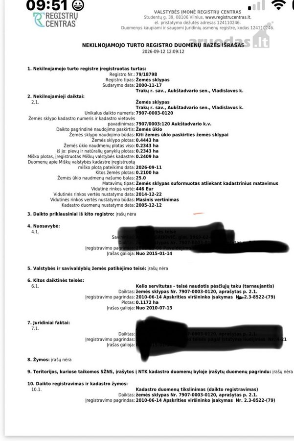 Parduodamas žemės ūkio paskirties sklypas - nuotraukos Nr. 12