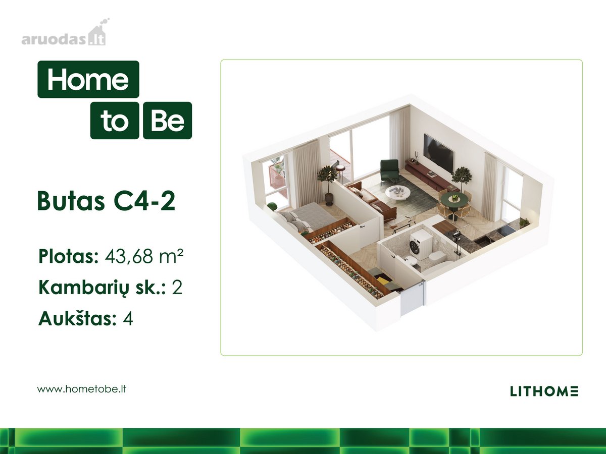 Naujas Butų Projektas Šnipiškėse „Home To Be“ - nuotraukos Nr. 2