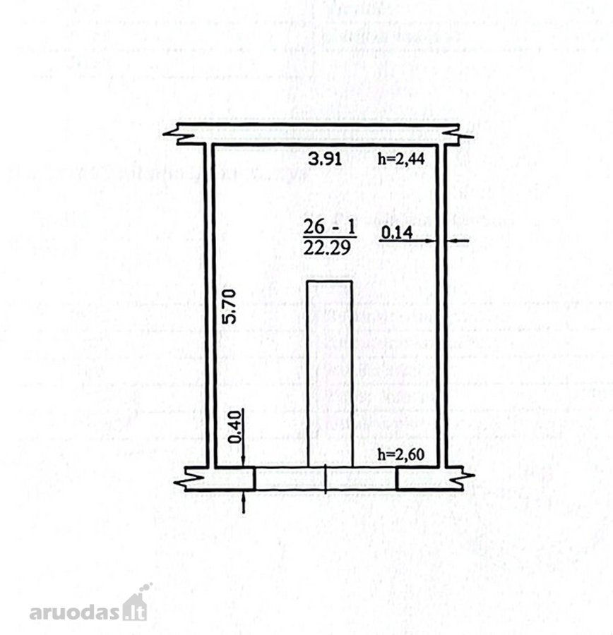 Parduodamas tvarkingas 40,22 m² garažas - nuotraukos Nr. 12
