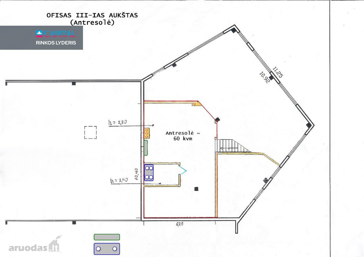 Nuomojamos Administracinės Patalpos Taikos Pr - nuotraukos Nr. 27