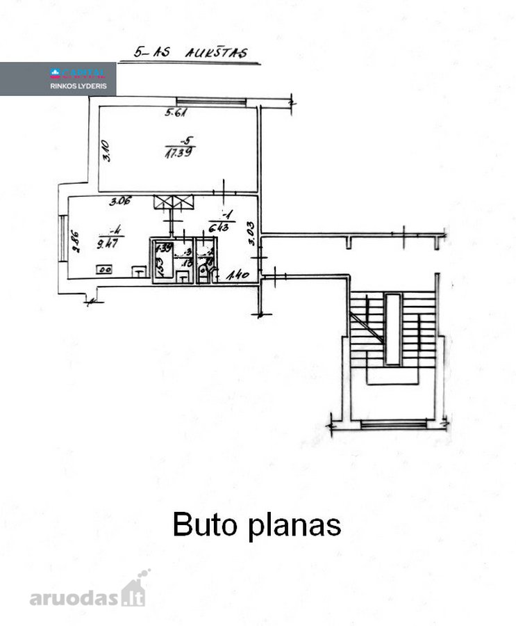 Parduodamas 1 Kambario Butas Molainių G., - nuotraukos Nr. 8