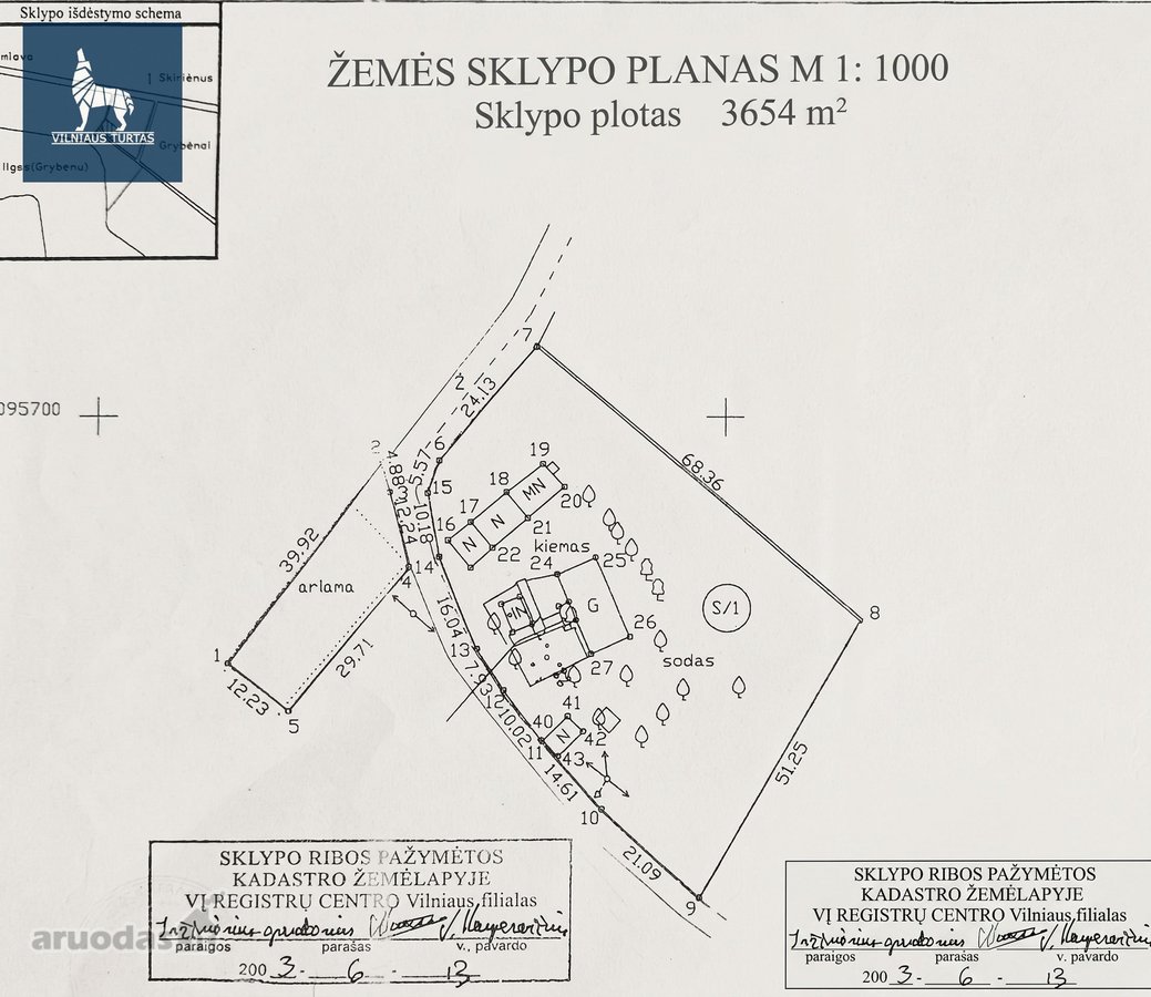 Parduodama sodyba su 36,54 a sklypu netoliese - nuotraukos Nr. 13
