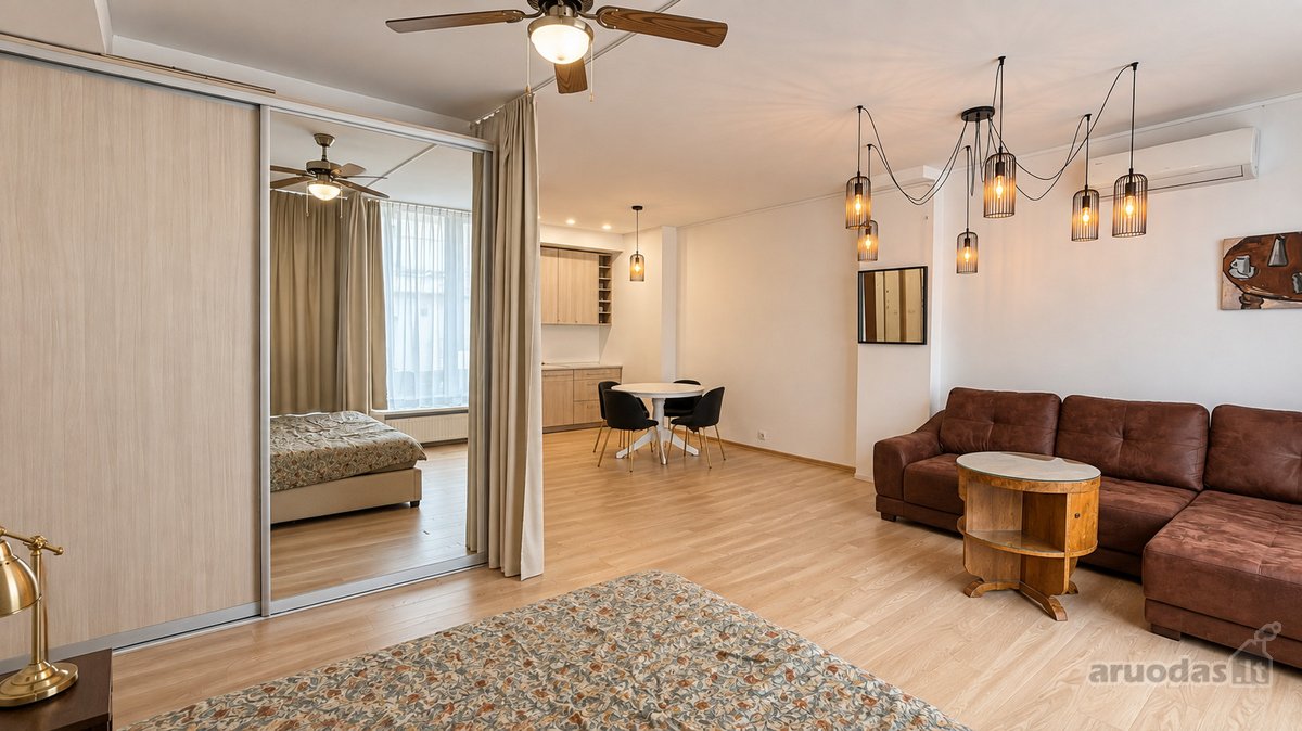 Nuomojamas šviesus ir erdvus 1.5 kambario , - nuotraukos Nr. 5