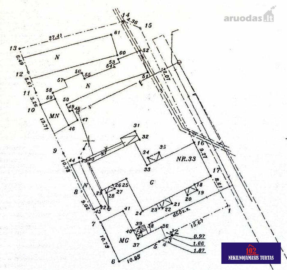 Parduodamas žemės sklypas 3,34 aro iš 17 arų - nuotraukos Nr. 2
