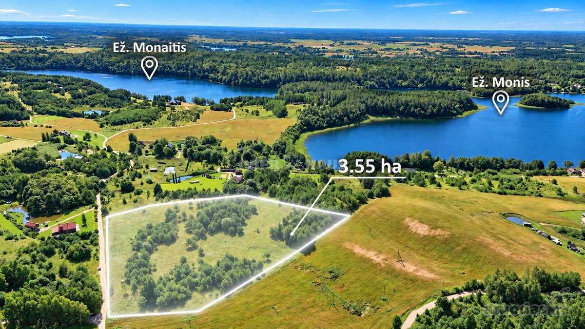 Parduodamas 3,55 Ha Rekreacinis Sklypas Šalia - nuotraukos Nr. 3