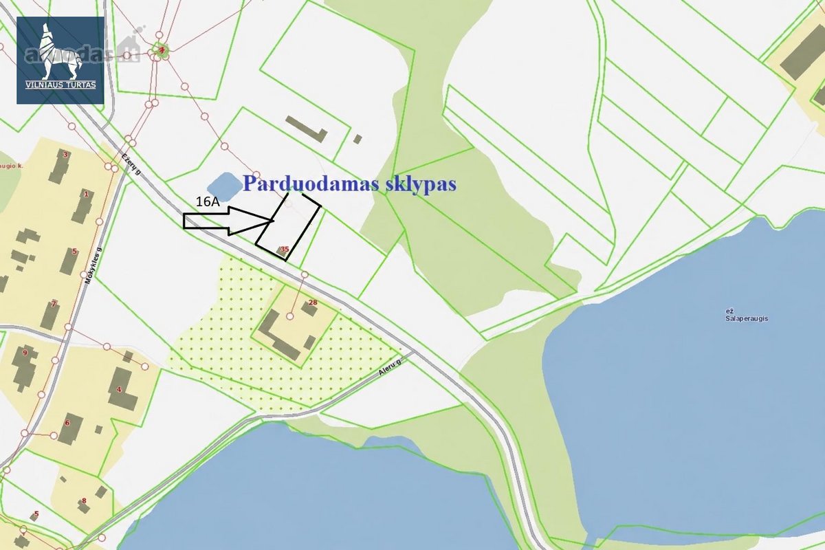 Parduodamas 16 a. namų valdos sklypas dviejų - nuotraukos Nr. 9
