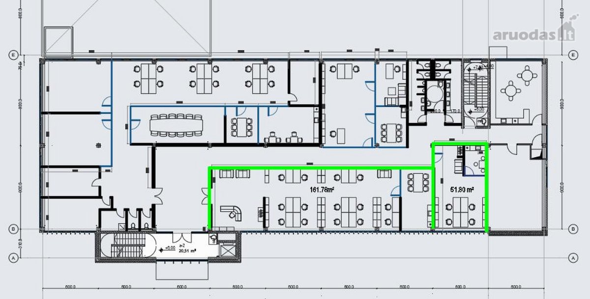 Nuomojamos Naujai Rekonstruojamos 213,58 M² - nuotraukos Nr. 3