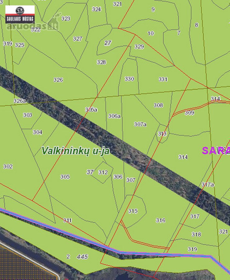 Parduodamas pigiai 11,0989 ha žemės sklypas - nuotraukos Nr. 12