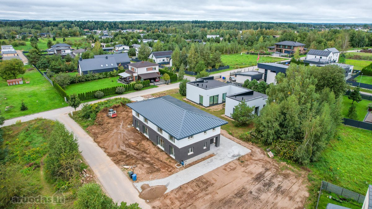 Naujai statomas A+ klasės namas Bajoruose: - nuotraukos Nr. 10