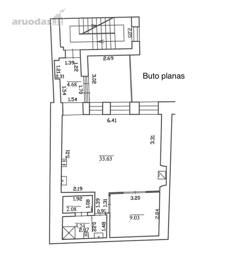 Butas su terasa istorinėje senamiesčio gatvelėje - nuotraukos Nr. 31