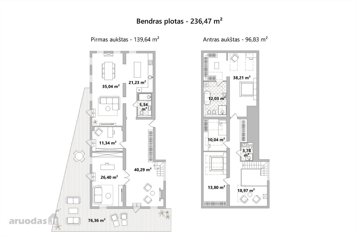 Parduodamas penthouse K. Kalinausko gatvės - nuotraukos Nr. 28