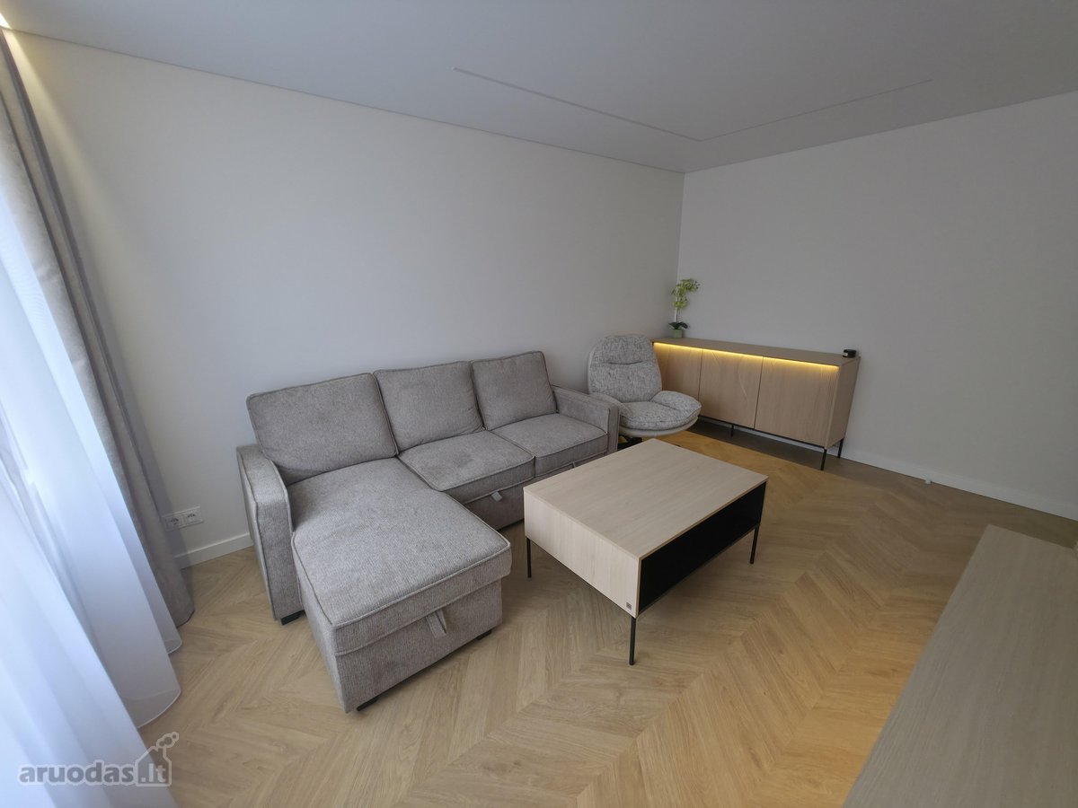 Išnuomojamas naujai įrengtas 3 kambarių butas - nuotraukos Nr. 3