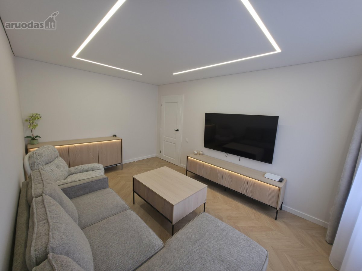 Išnuomojamas naujai įrengtas 3 kambarių butas - nuotraukos Nr. 6