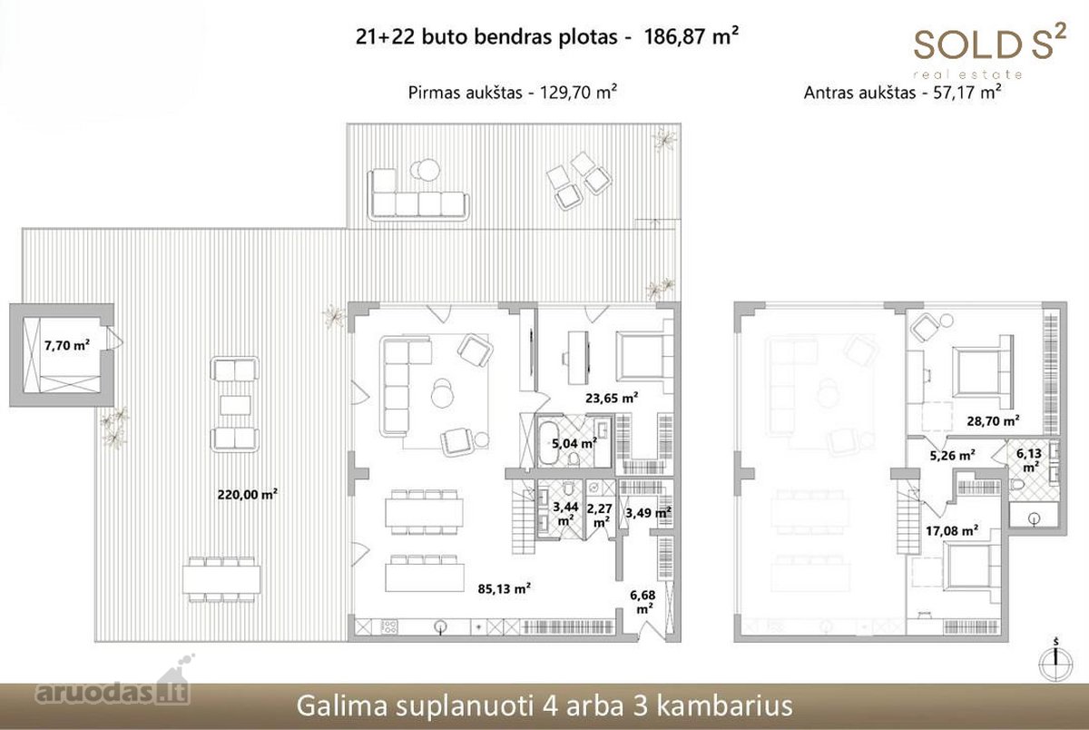 Naujos statybos pastate Bangų gatvėje - nuotraukos Nr. 6