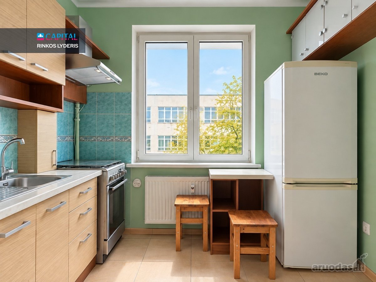 Nuomojamas tvarkingas 2 nepereinamų kambarių - nuotraukos Nr. 16