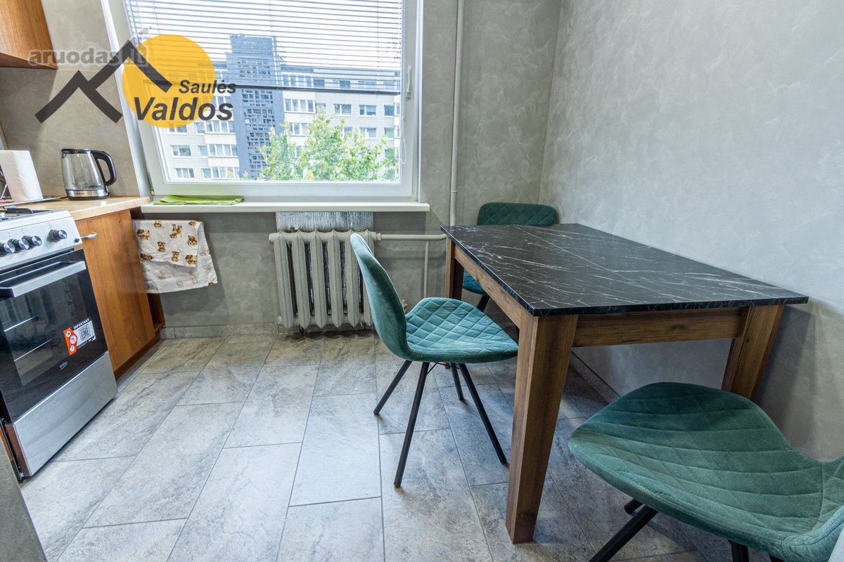 Išnuomojamas suremontuotas 1 kambario butas - nuotraukos Nr. 6
