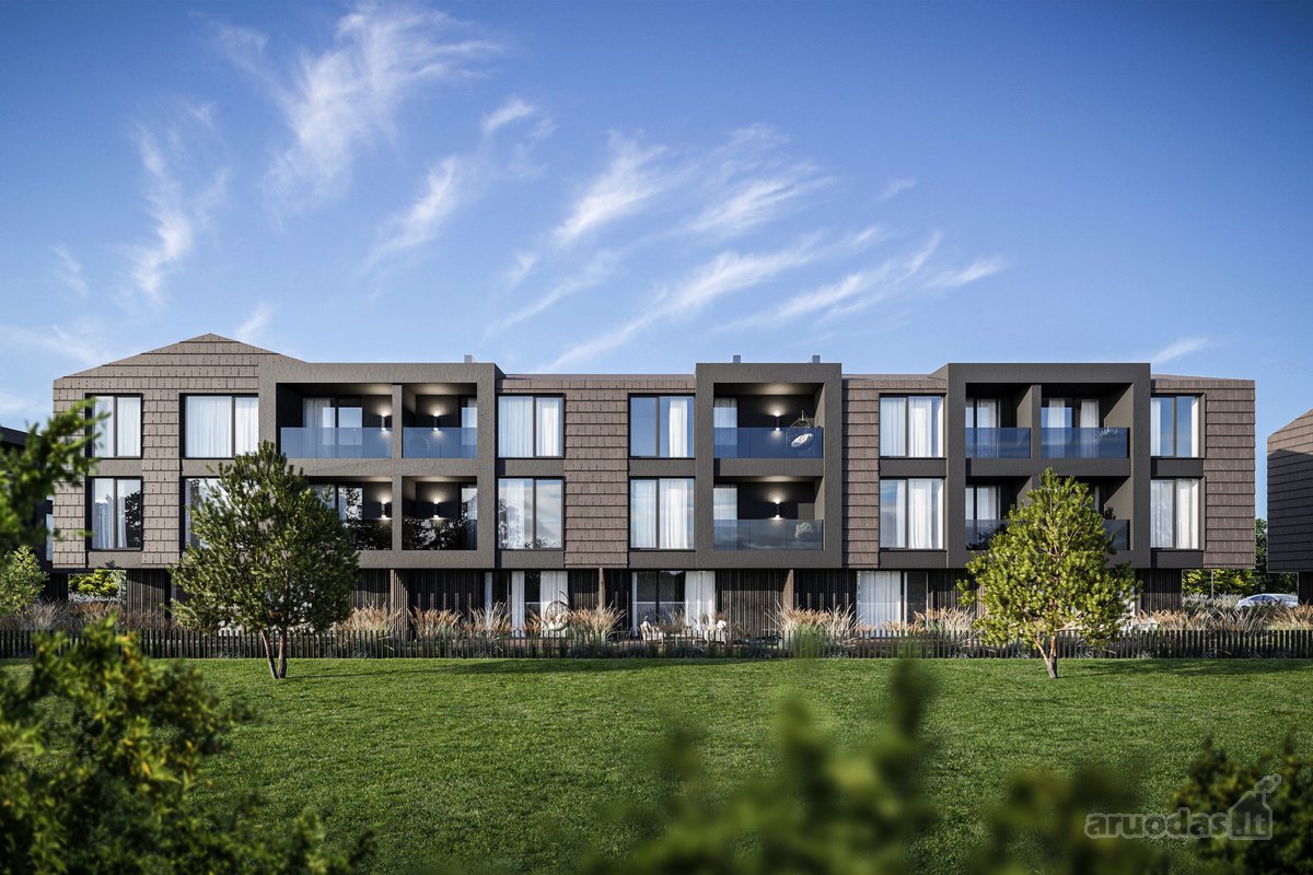 3 kamarių apartamentai su jau baigta apdaila. - nuotraukos Nr. 11