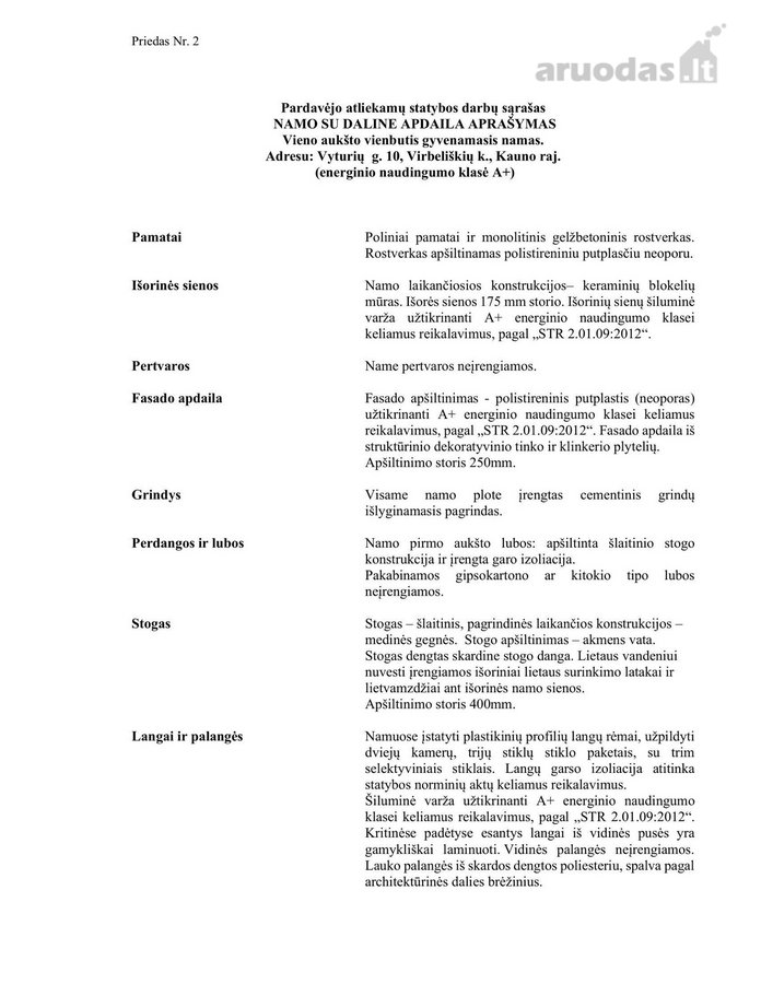 Parduodamas 194,95 m² A+ klasės vieno aukšto - nuotraukos Nr. 11