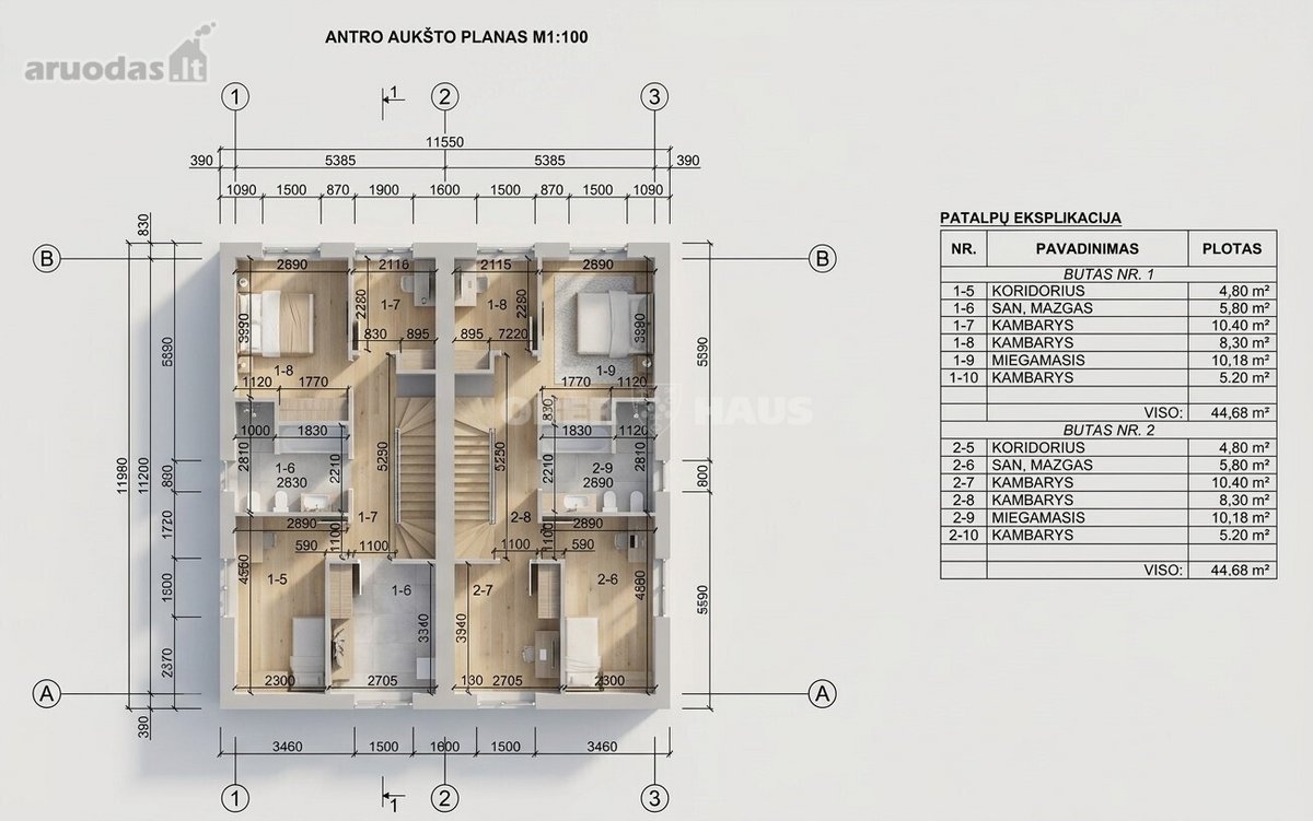 Naujos statybos A++ kotedžas Tauralaukyje su - nuotraukos Nr. 7