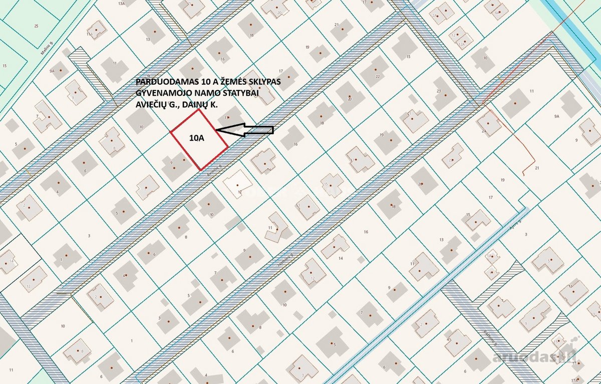 Dainų k., Aviečių g., parduodamas 10 a žemės - nuotraukos Nr. 3