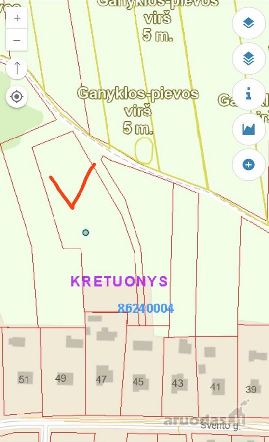 Parduodamas žemės ūkio paskirties sklypas. - nuotraukos Nr. 2