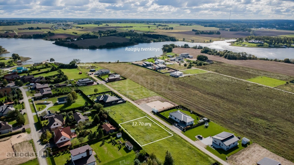 Parduodamas 12,70 arų namų valdos sklypas - nuotraukos Nr. 2