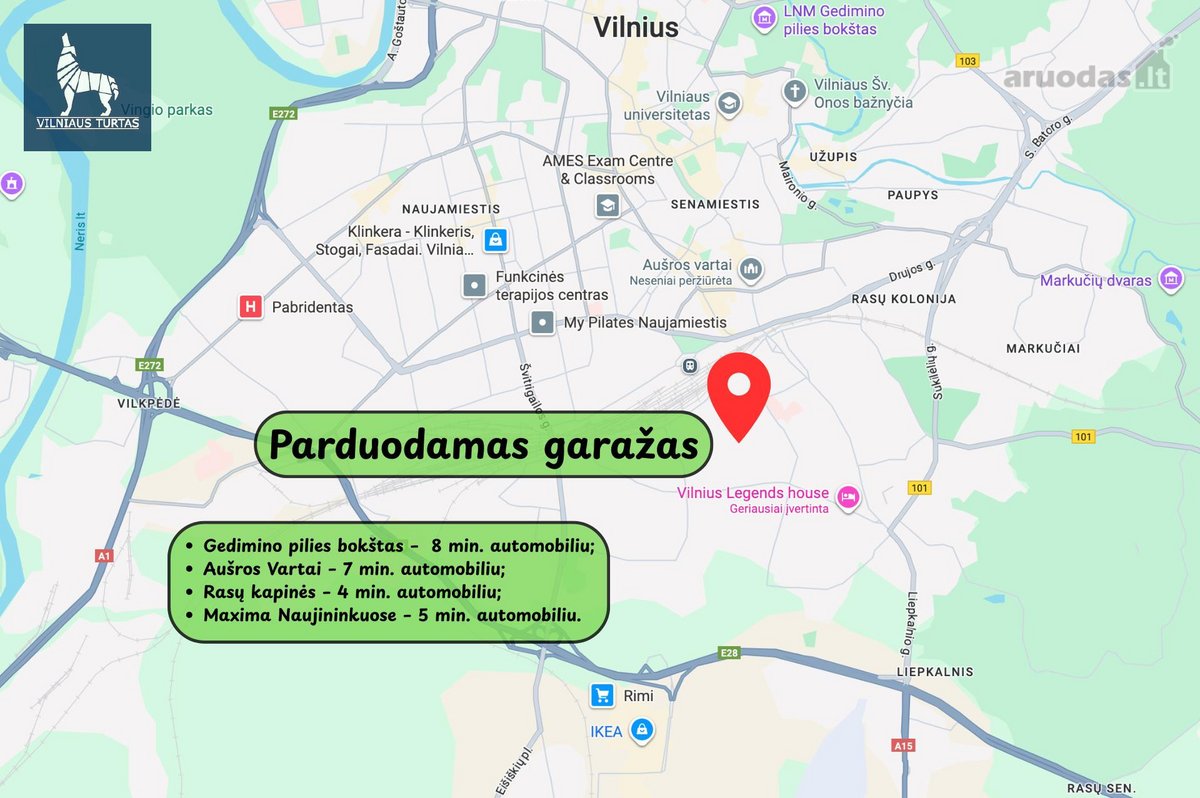 Parduodamas Garažas Naujininkų G. 13a, Vilniuje  - nuotraukos Nr. 9