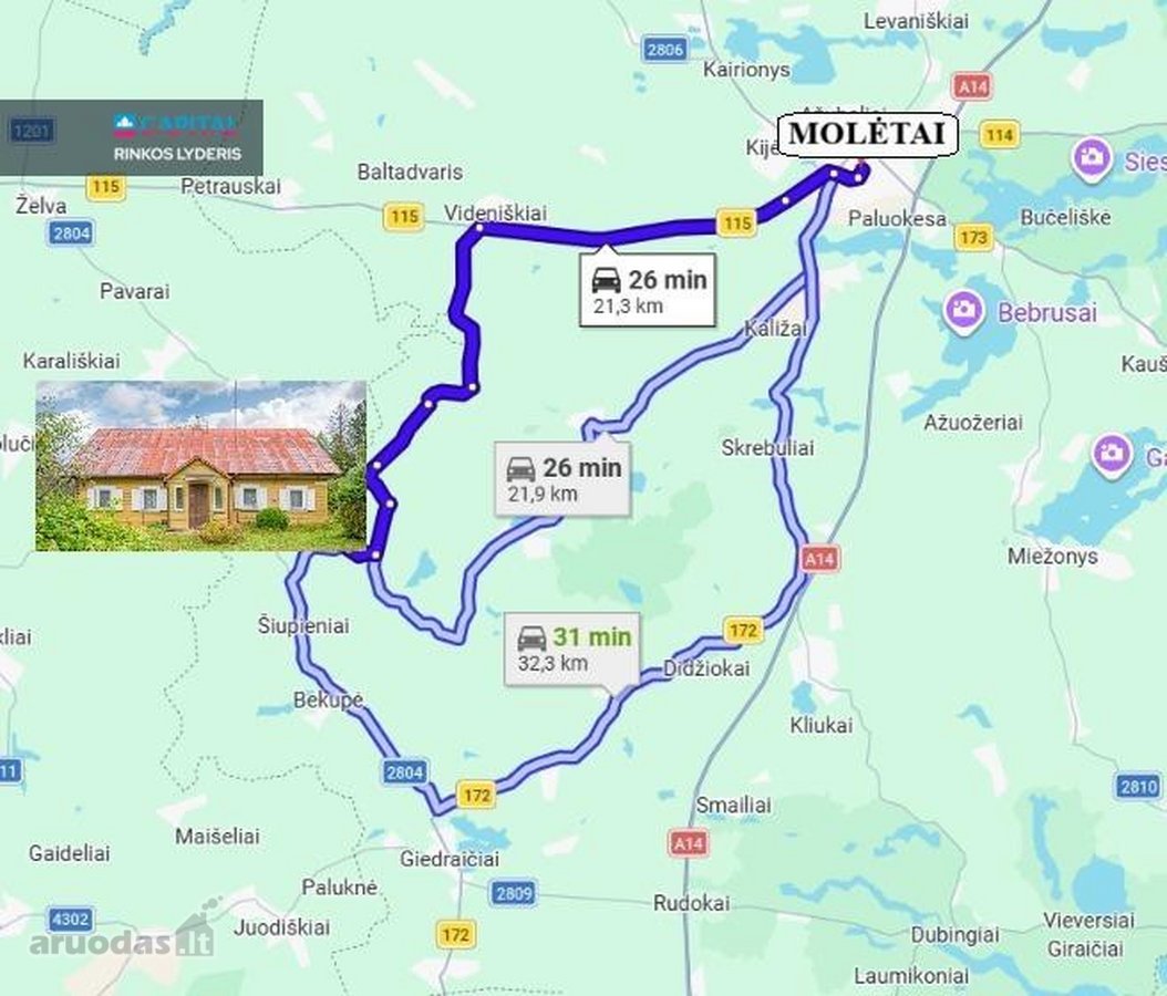 Sodyba Su Beveik 10 Ha Žemės Molėtų Rajone – - nuotraukos Nr. 25