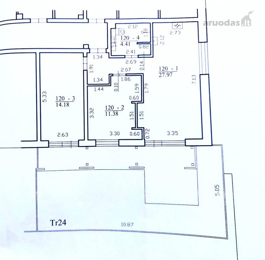 "Žvėryno Panoramos" projekte parduodame 3 - nuotraukos Nr. 26