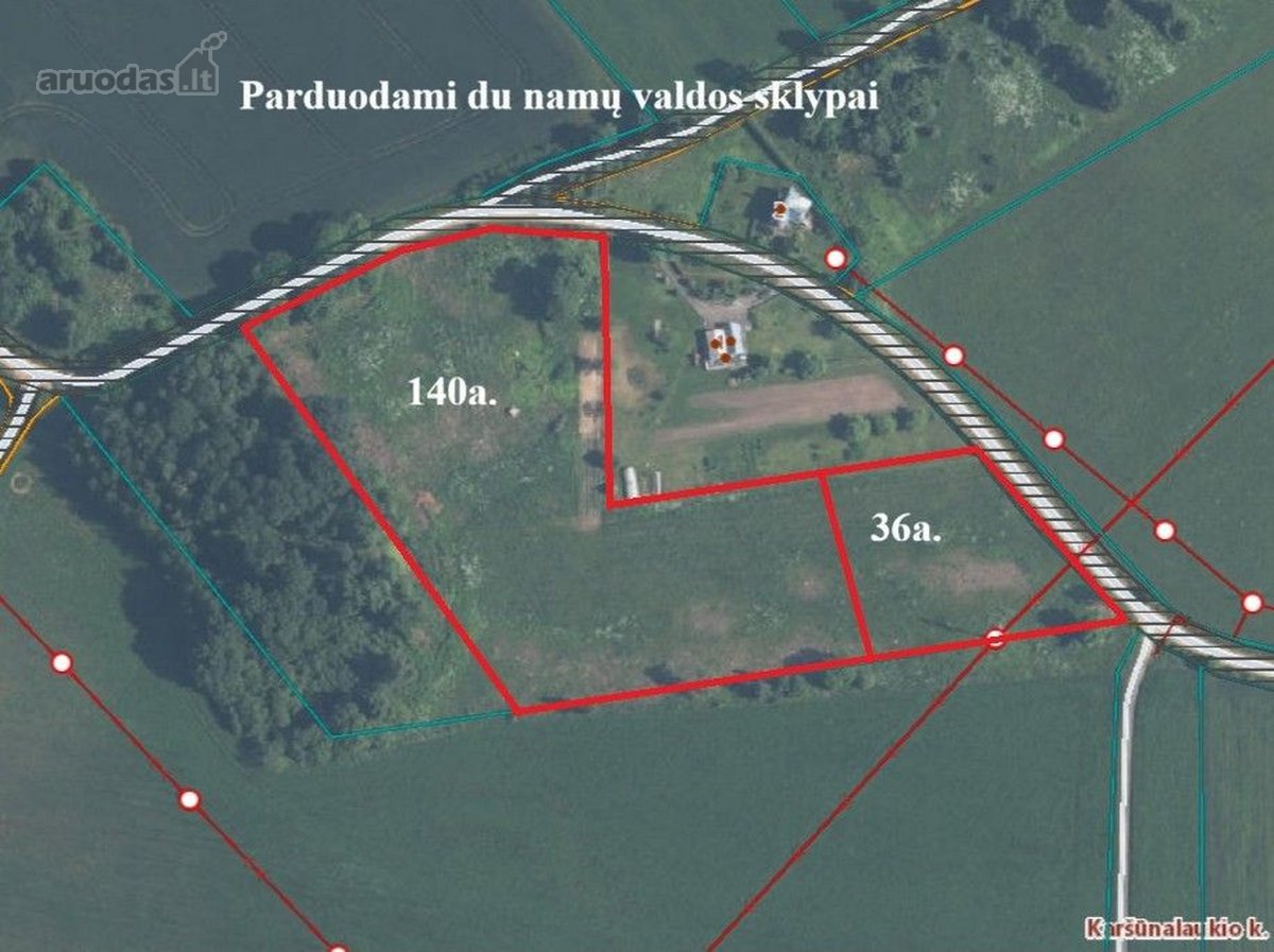 Parduodamas 140 a namų valdos sklypas - nuotraukos Nr. 12