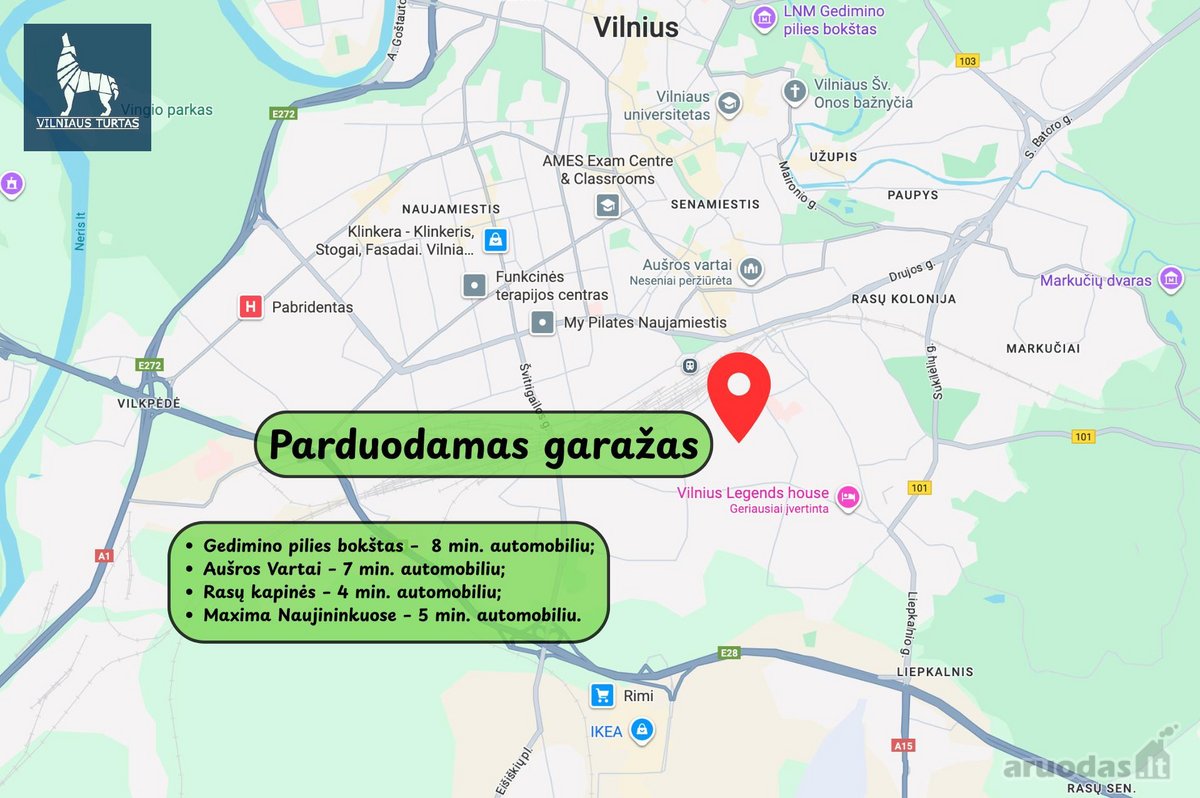 Parduodamas Garažas Naujininkų G. 13a, Vilniuje - nuotraukos Nr. 9
