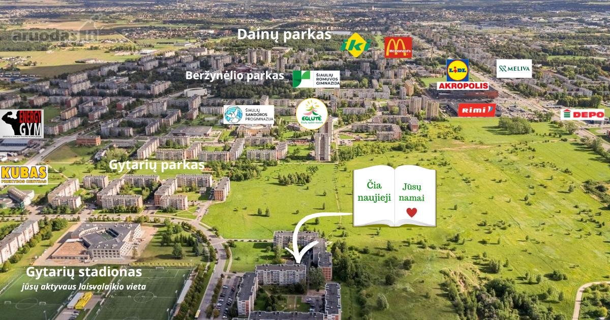 Parduodamas Erdvus 4 Kambarių Butas Kviečių G - nuotraukos Nr. 26