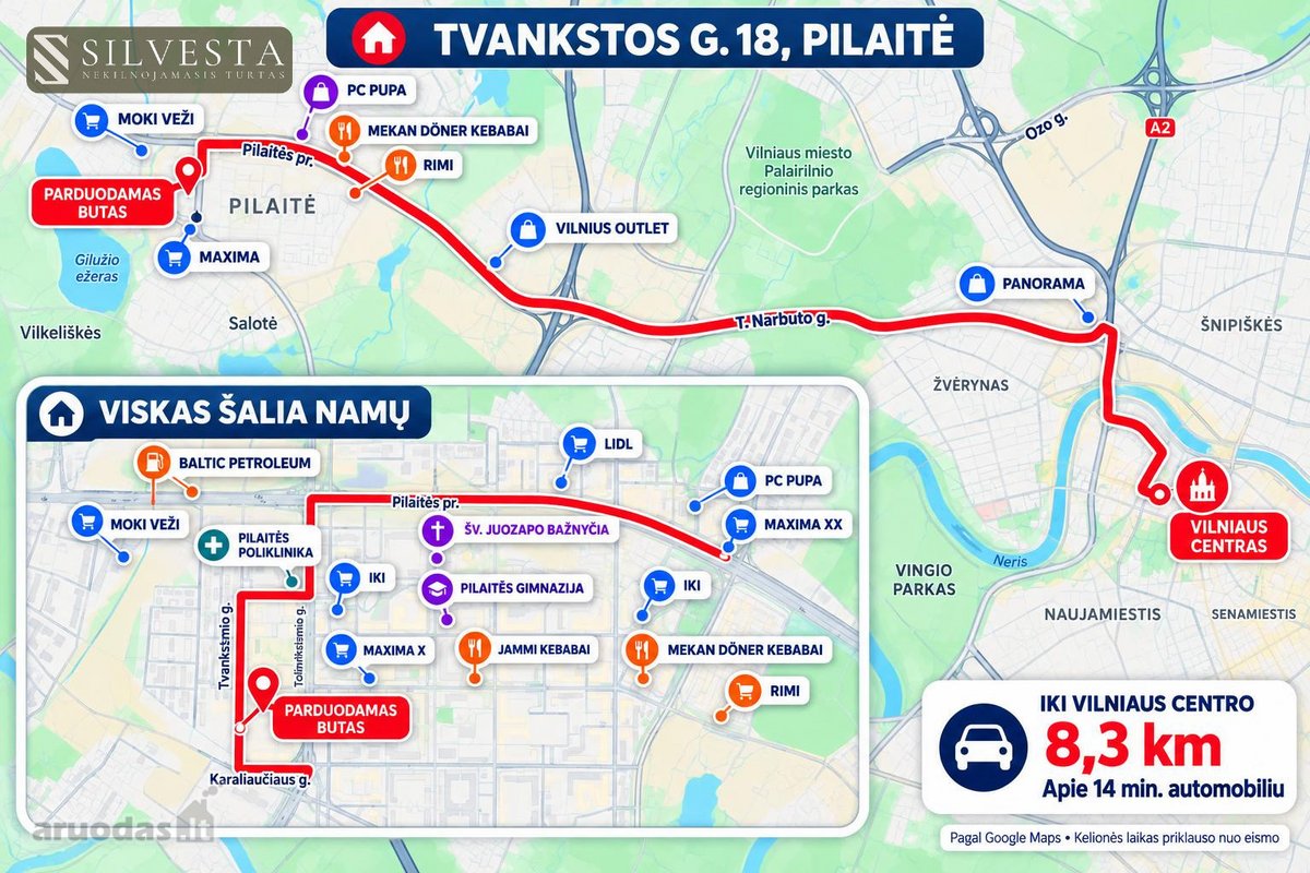 Parduodamas 2 Kambarių Butas Su 6,35 M² - nuotraukos Nr. 37