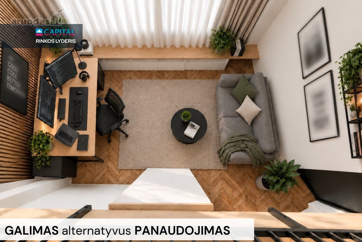 Parduodama 33,09 kv.m. patalpa Senamiestyje, - nuotraukos Nr. 34