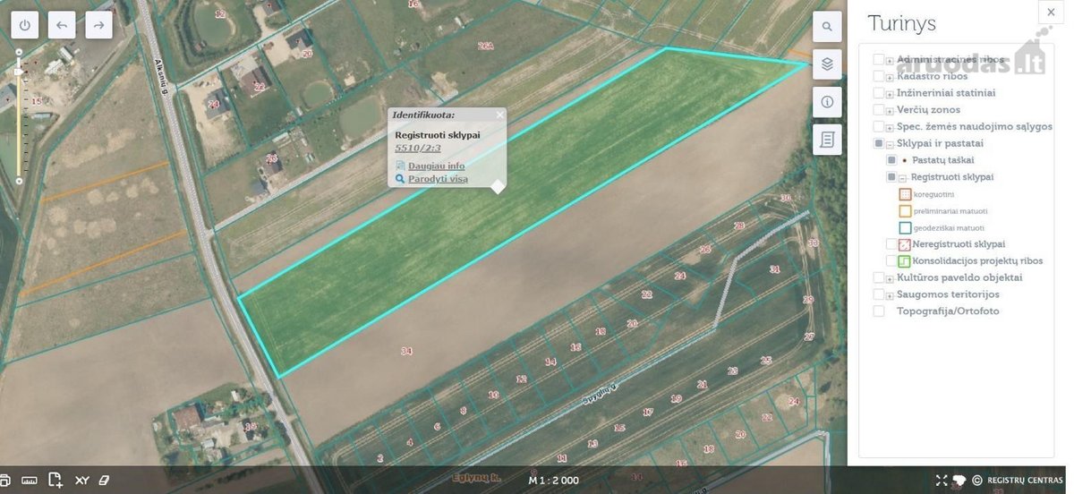 2,76 Ha Sklypas Perspektyvioje Klaipėdos - nuotraukos Nr. 2