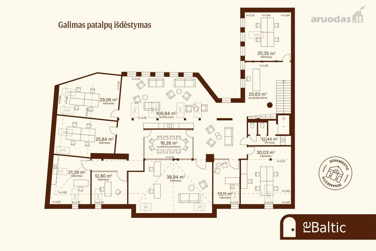 Unikalios patalpos renovuotame name - nuotraukos Nr. 12