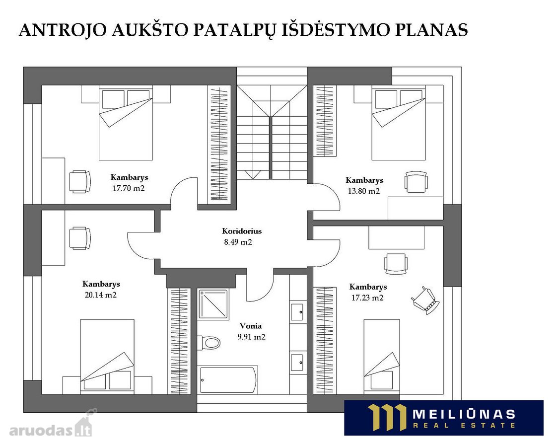 Kaune, Gastilonių gatvėje, parduodamas - nuotraukos Nr. 59