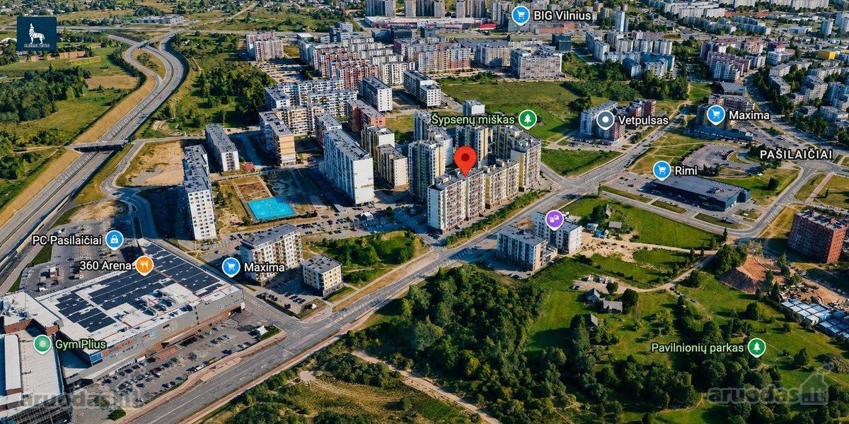 Šviesus 2 Kambarių Butas Paskutiniame Aukšte - nuotraukos Nr. 25