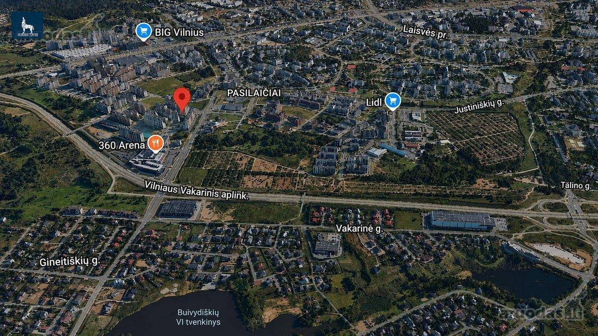 Šviesus 2 Kambarių Butas Paskutiniame Aukšte - nuotraukos Nr. 26