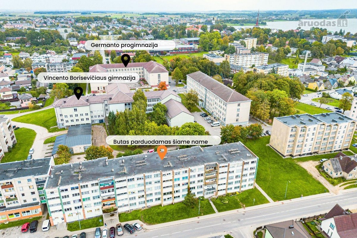 Parduodamas 2 kambarių butas su atskira - nuotraukos Nr. 18