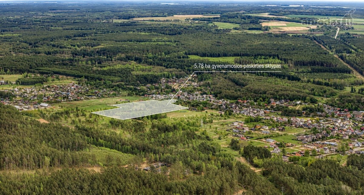 Parduodamas 578 arų žemės sklypas Pabradėje, - nuotraukos Nr. 3