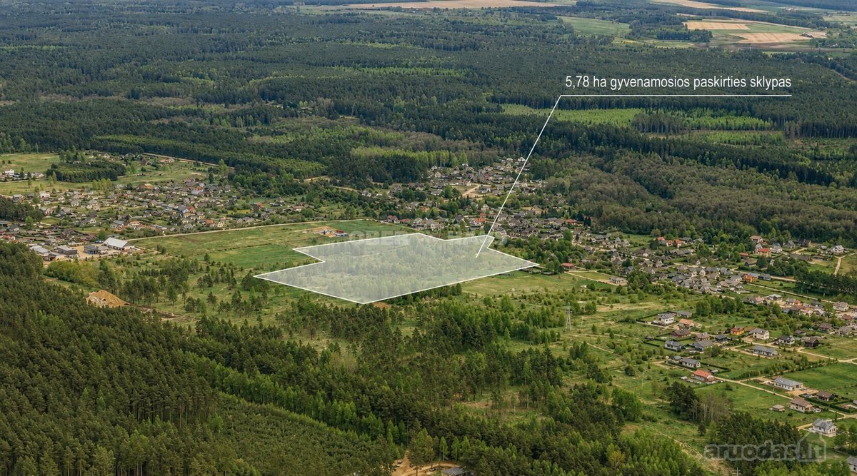 Parduodamas 578 arų žemės sklypas Pabradėje, - nuotraukos Nr. 7