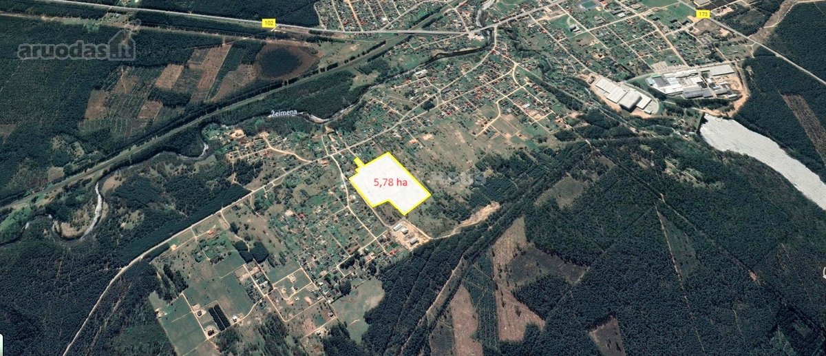 Parduodamas 578 arų žemės sklypas Pabradėje, - nuotraukos Nr. 8
